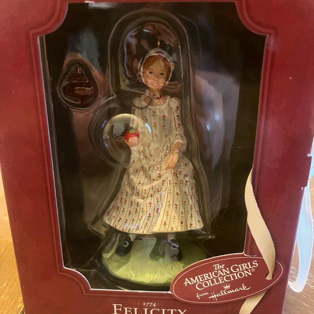 Hallmark felicity American girl doll ornament